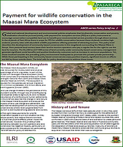 Payment for wildlife conservation in the Maasai Mara Ecosystem